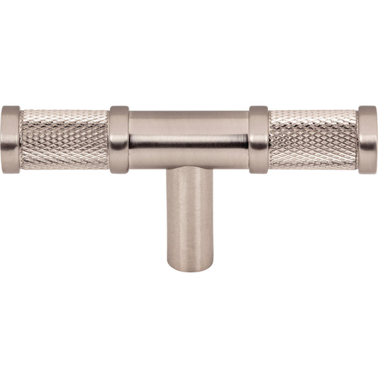 TOP KNOBS TK3231BSN Burnham 3" Length Bar Knob - Brushed Satin Nickel