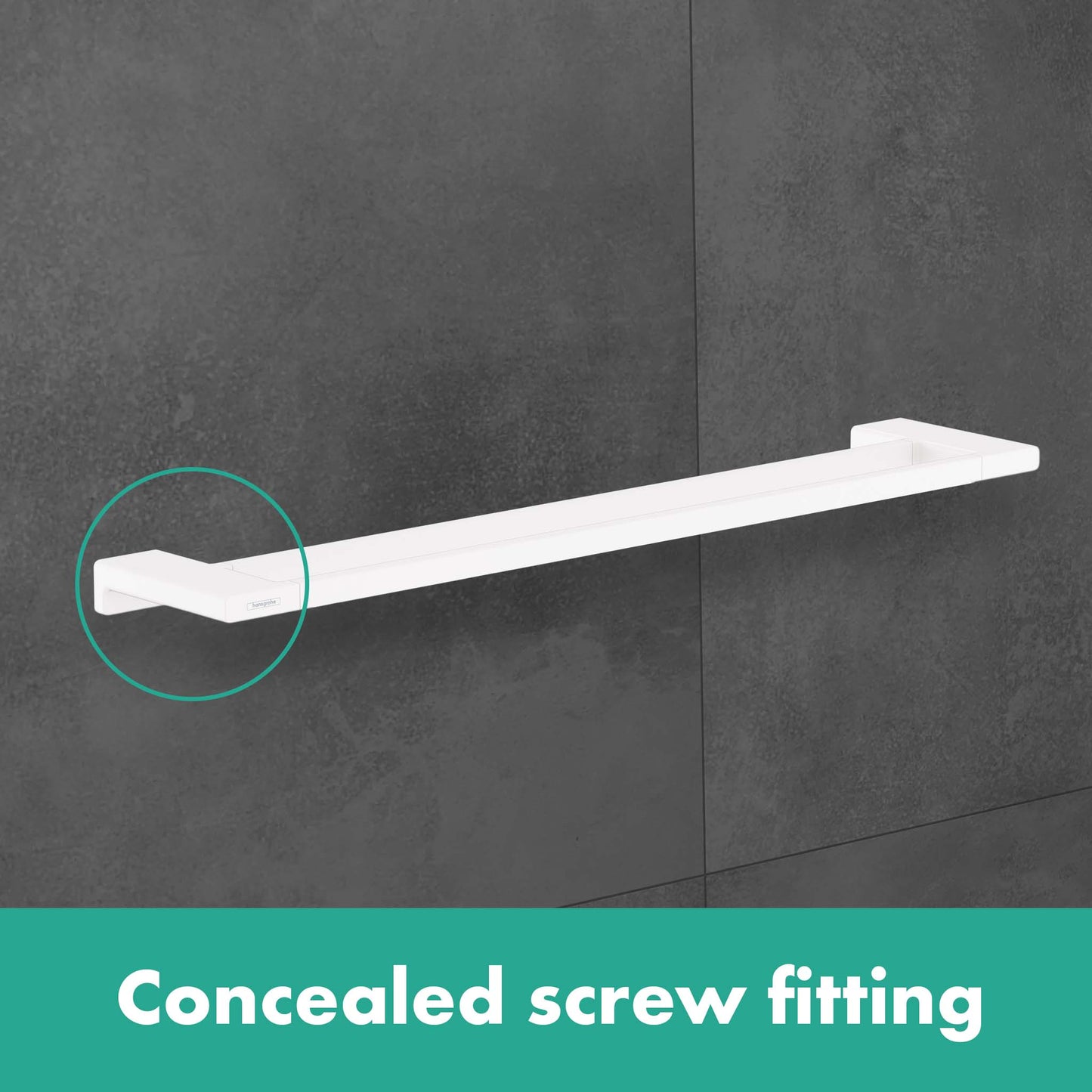 HANSGROHE 41743140 AddStoris Double Towel Bar - Brushed Bronze