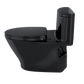 TOTO MS642124CEF#51 Nexus One-Piece Elongated 1.28 GPF Universal Height Toilet with SS124 SoftClose Seat , Ebony