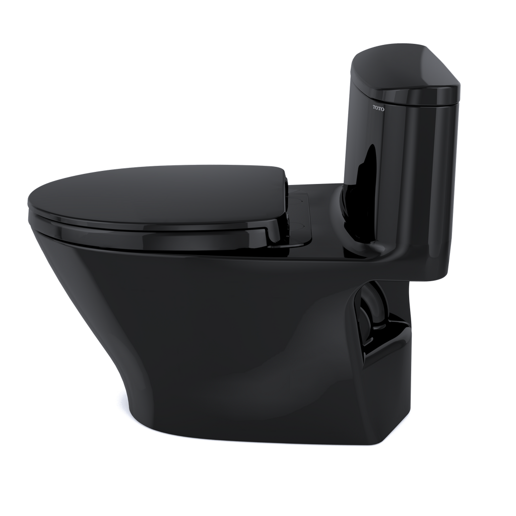 TOTO MS642124CUF#51 Nexus 1G One-Piece Elongated 1.0 Gpf Universal Height Toilet With Ss124 Softclose Seat - Ebony