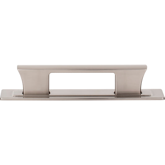 ATLAS A6002-BRN Zander 3 3/4" Center to Center Bar Pull - Brushed Nickel