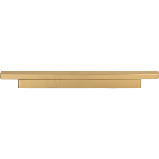 ATLAS 428-WB Tom Tom 6 5/16" or 7 9/16" Center to Center Bar Pull , Warm Brass