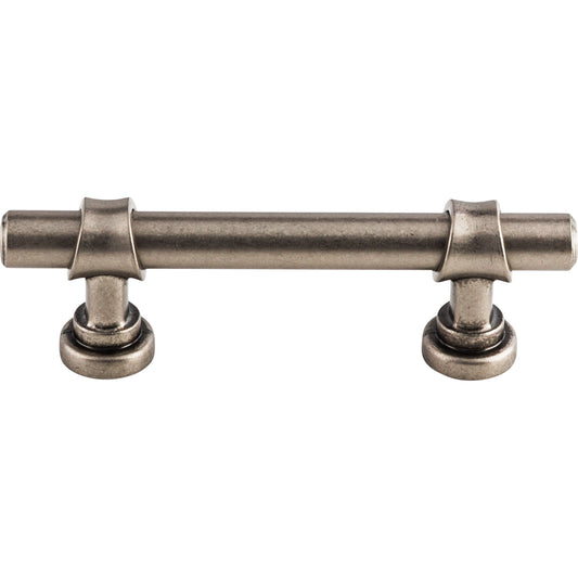 TOP KNOBS M1754 Bit 3" Center to Center Bar Pull - Pewter Antique