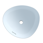 TOTO LT477G#01  Kiwami Asymmetrical Vessel Bathroom Sink With Cefitontect - Cotton White