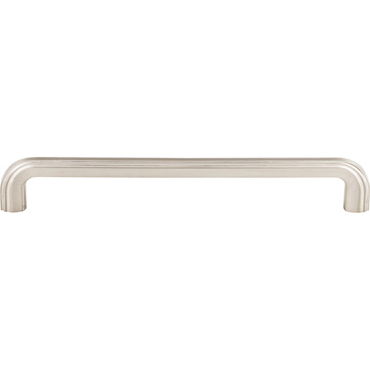 TOP KNOBS TK224BSN Victoria Falls 8" Center to Center Bar Pull - Brushed Satin Nickel