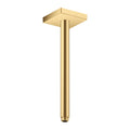 AXOR 26438251 ShowerSolutions Extension Pipe for Ceiling Mount Square, 12" - Brushed Gold Optic