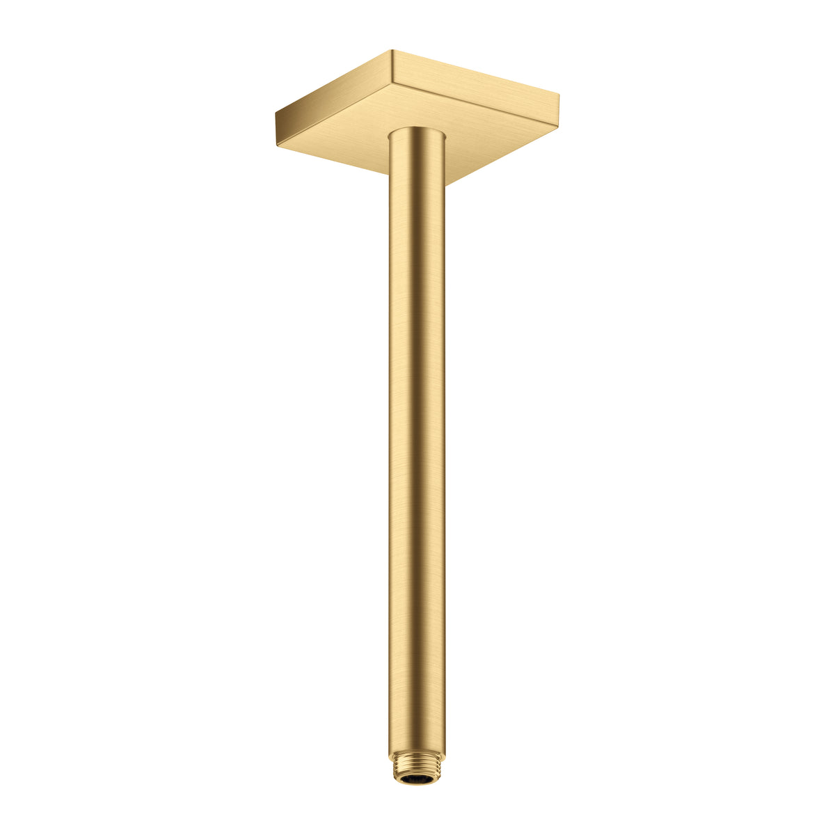 AXOR 26438251 ShowerSolutions Extension Pipe for Ceiling Mount Square, 12" - Brushed Gold Optic