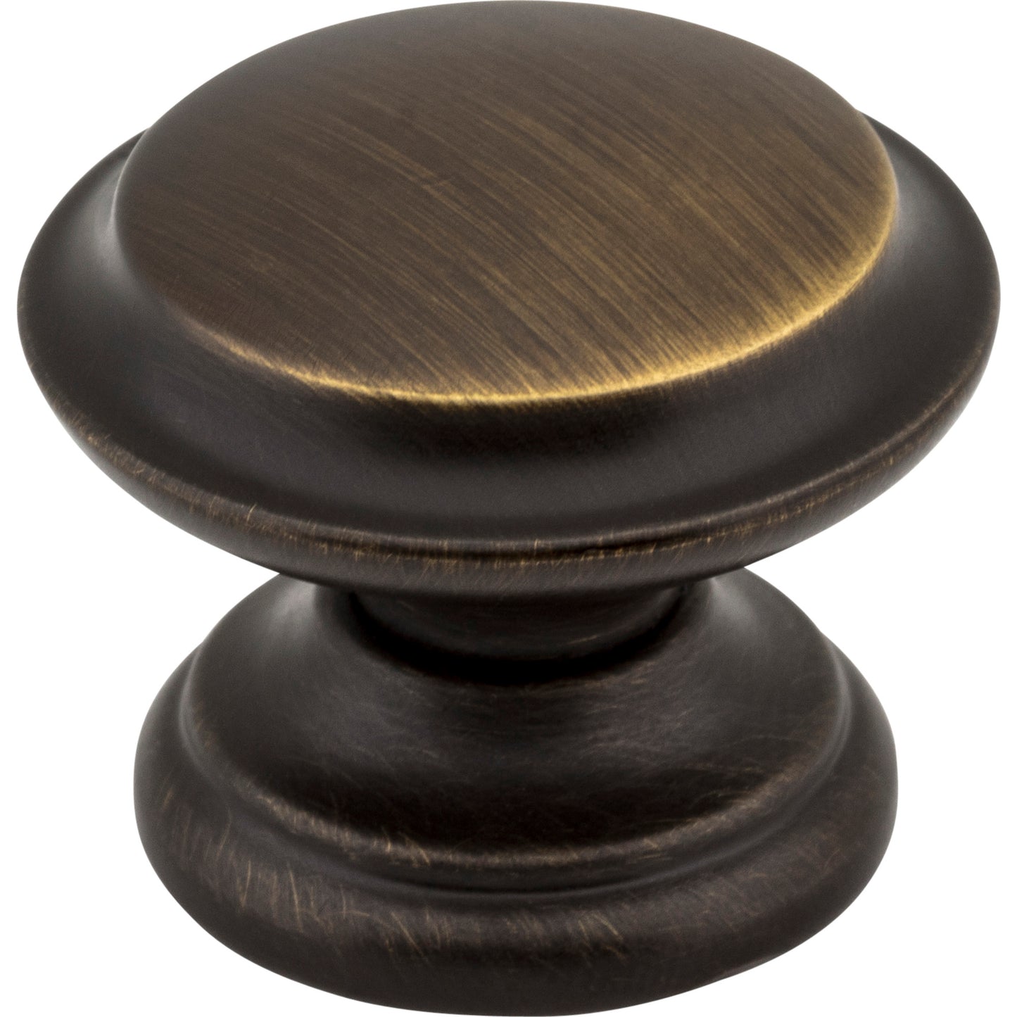 JEFFREY ALEXANDER 0251ABSB Cordova 1-3/8" Diameter Mushroom Knob - Antique Brushed Satin Brass