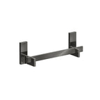 AXOR 42613330 Universal Rectangular Towel Bar, 12" - Polished Black Chrome