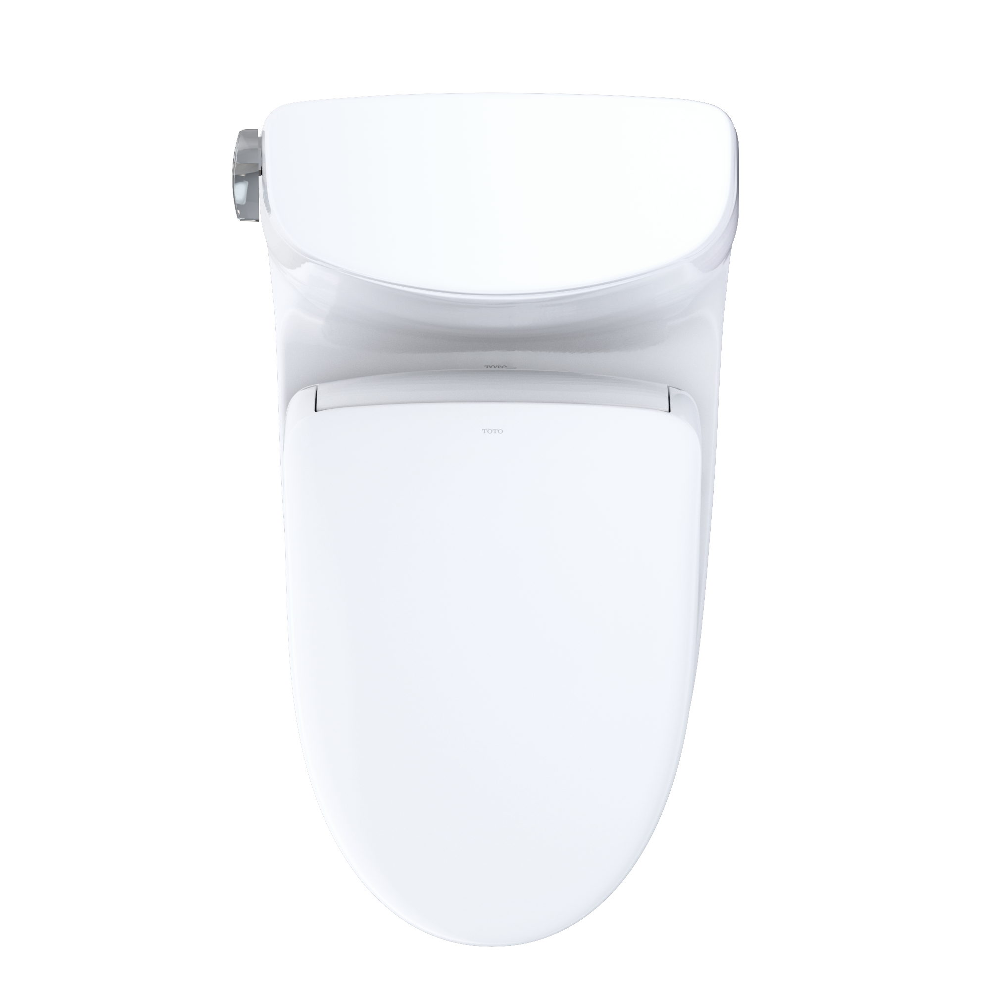 TOTO MW6144726CEFG#01 Washlet+ Carlyle Ii One-Piece Elongated 1.28 Gpf Toilet And Washlet+ S7 Contemporary Bidet Seat - Cotton White