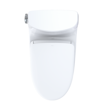 TOTO MW6144726CEFG#01 Washlet+ Carlyle Ii One-Piece Elongated 1.28 Gpf Toilet And Washlet+ S7 Contemporary Bidet Seat - Cotton White