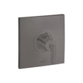 AXOR 39711341 Citterio Thermostatic Trim HighFlow with Lever Handle - Brushed Black Chrome