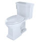 TOTO MS814224CEFG#11 Promenade II One-Piece Elongated 1.28 GPF Universal Height Toilet with CEFIONTECT , Colonial White