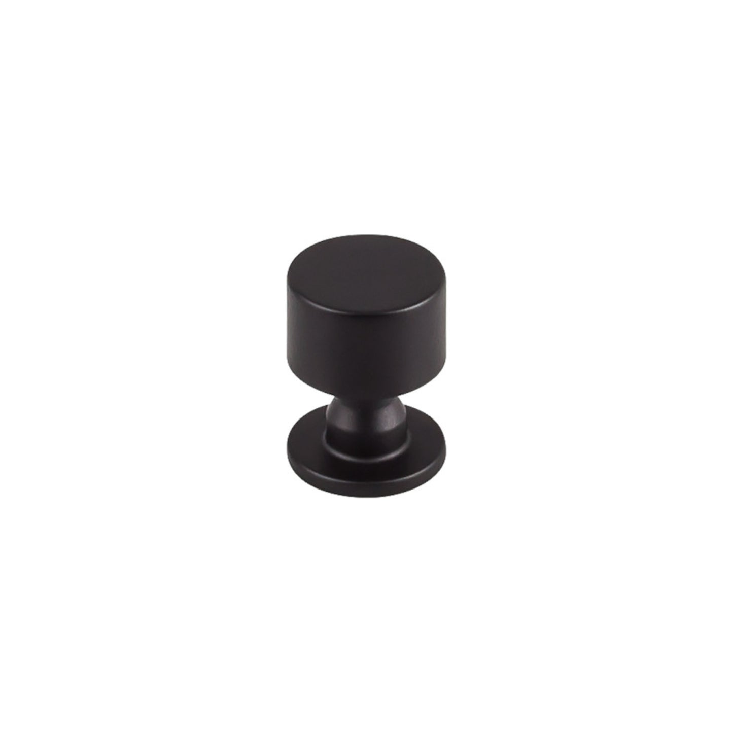 TOP KNOBS TK820BLK Lily 1" Diameter Round Knob - Flat Black