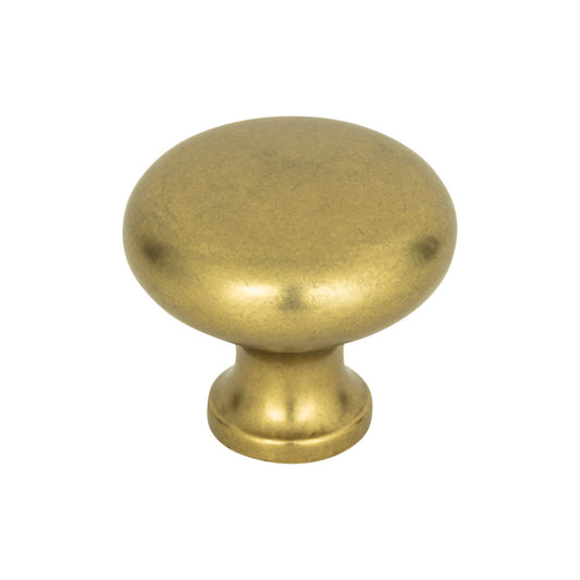 ATLAS A819-UB Successi 1 1/4" Diameter Round Knob - Vintage Brass