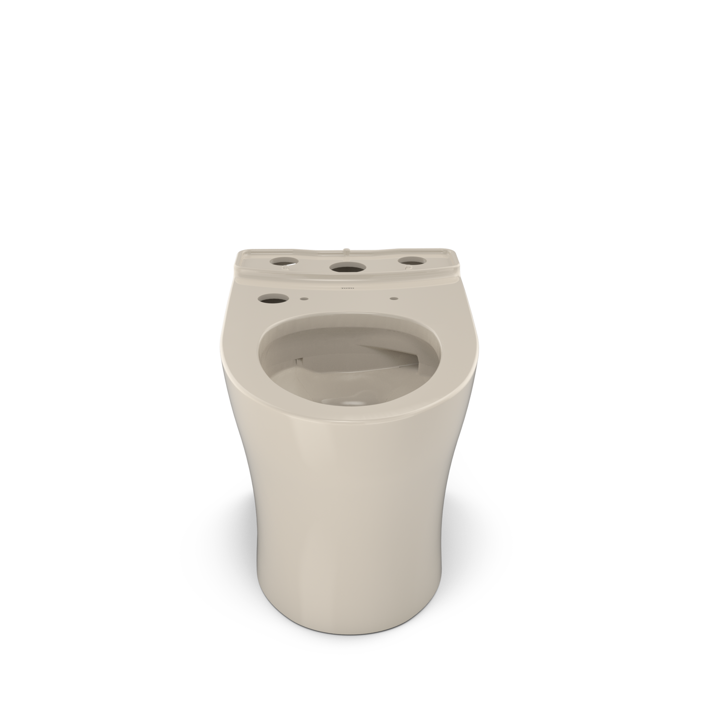 TOTO CT446CEFGNT40#03 Aquia Iv Elongated Universal Height Skirted Toilet Bowl With Cefiontect - Bone