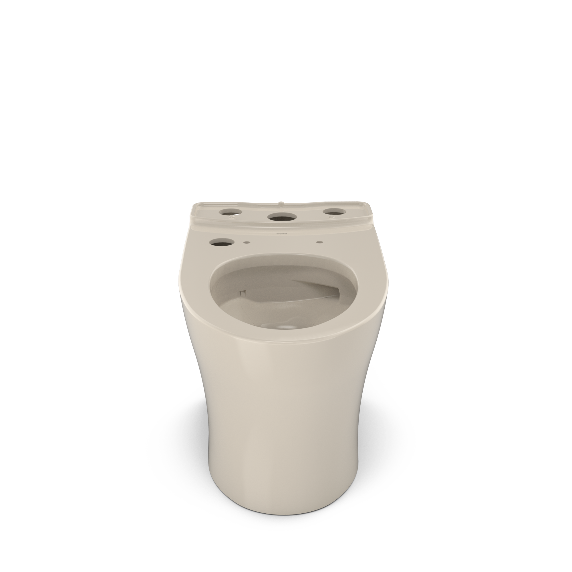 TOTO CT446CEFGNT40#03 Aquia Iv Elongated Universal Height Skirted Toilet Bowl With Cefiontect - Bone