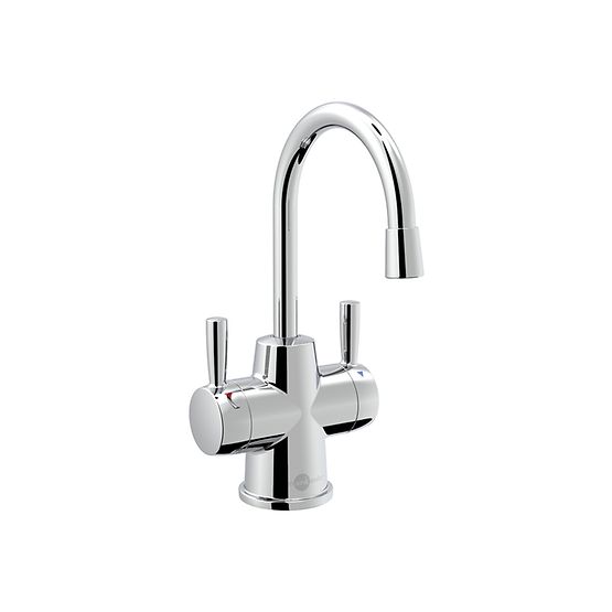 INSINKERATOR HC250SN-SS Instant Hot & Cold Water Dispenser System, 2-Handle Drinking Water Faucet with 2/3-Gallon, Stainless Steel Tank