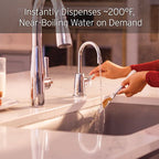 INSINKERATOR H250C-SS Instant Hot Water Dispenser System, Single-Handle Faucet with 2/3-Gallon Stainless Steel Tank