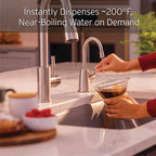 INSINKERATOR H250SN-SS Instant Hot Water Dispenser System, Single-Handle Faucet with 2/3-Gallon Stainless Steel Tank