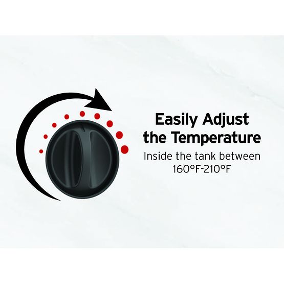 INSINKERATOR 45676B-ISE Instant Hot & Cold Water Dispenser System, 2-Handle Drinking Water Faucet with 2/3-Gallon, Stainless Steel Tank  -  HC250MBLK-SS