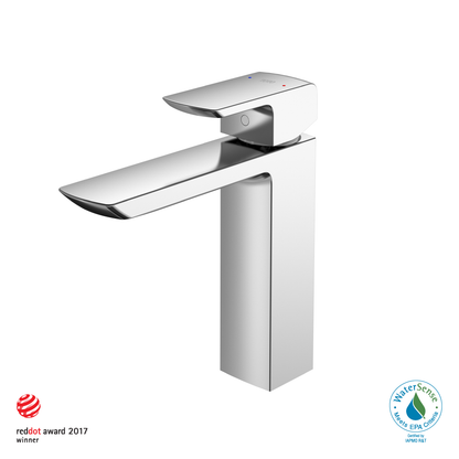 TOTO TLG02304U#CP Gr 1.2 Gpm Single Handle Semi-Vessel Bathroom Sink Faucet With Comfort Glide Technology - Polished Chrome