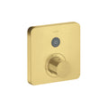 AXOR 36705251 ShowerSelect Thermostatic Trim SoftCube for 1 Function - Brushed Gold Optic