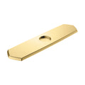 HANSGROHE 04856250 Locarno Base Plate for Single-Hole Kitchen Faucets, 10" - Brushed Gold Optic