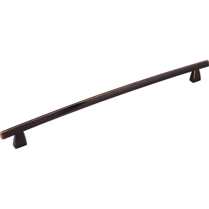 TOP KNOBS TK6TB Arched 12" Center to Center Bar Pull - Tuscan Bronze