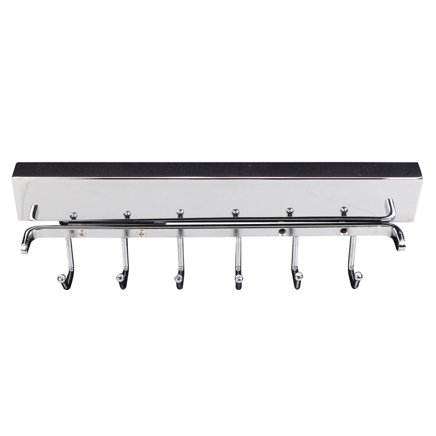 HARDWARE RESOURCES 295B-PC Polished Chrome 12" Belt Rack - Polished Chrome