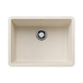 BLANCO 527402 Precis Precis SILGRANIT 24" Single Bowl Undermount Kitchen Sink - Soft White in Soft White