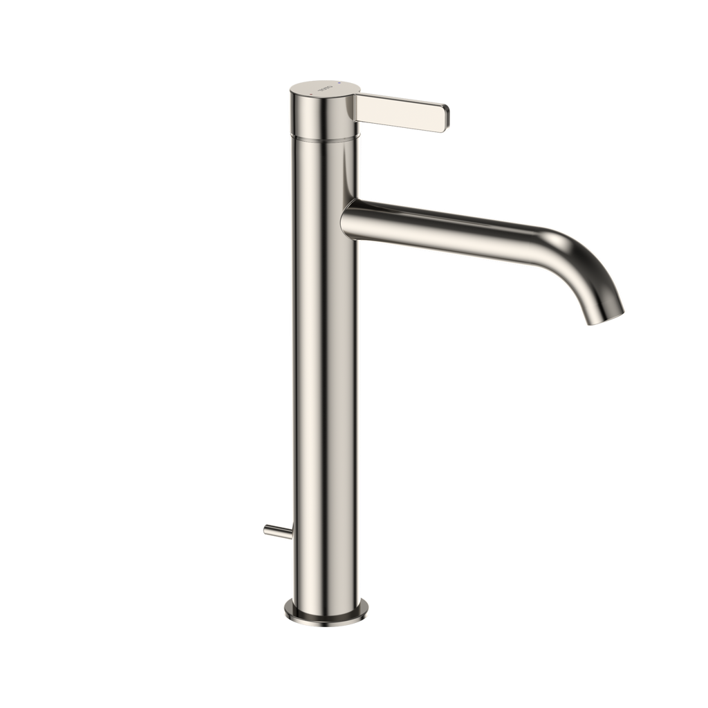 TOTO TLG11305U#PN Gf 1.2 Gpm Single Handle Vessel Bathroom Sink Faucet With Comfort Glide Technology - Polished Nickel