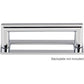 TOP KNOBS TK941PC Kinney 3 3/4" Center to Center Bar Pull - Polished Chrome