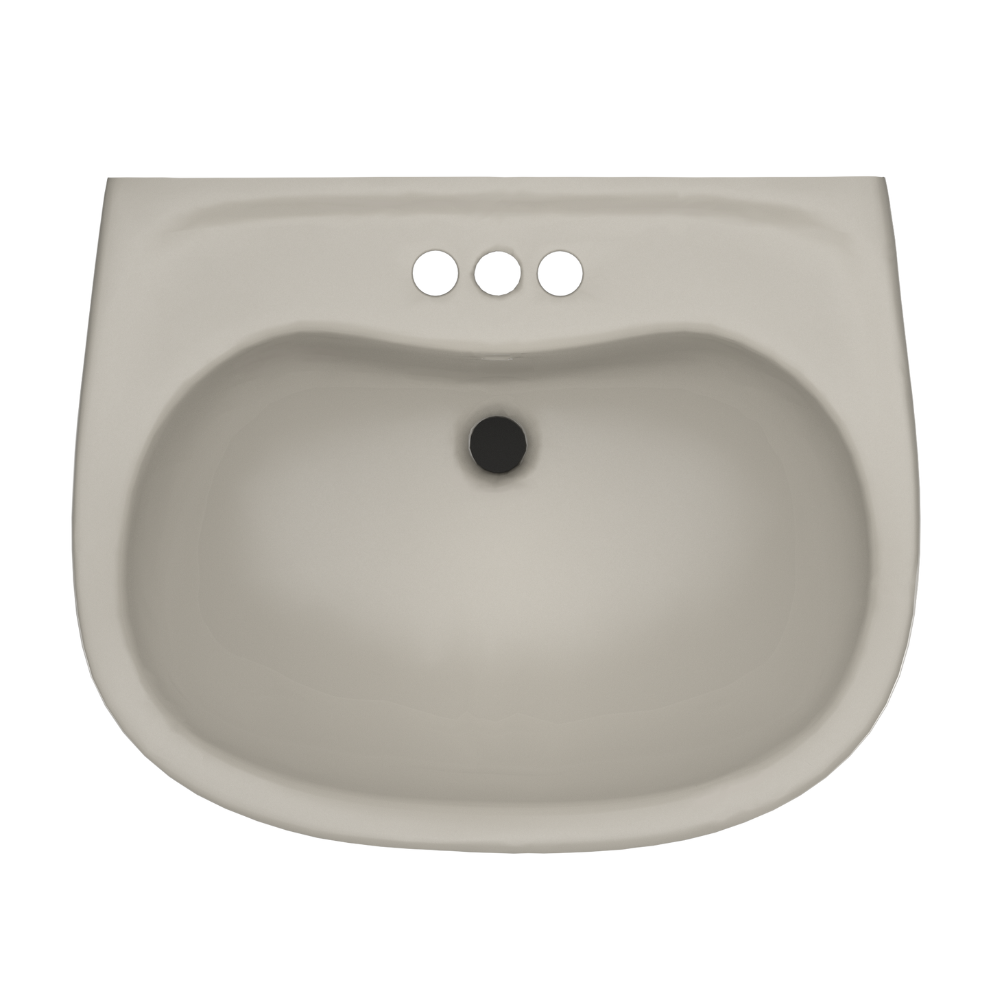 TOTO LPT241.4G#03 Supreme Oval Basin Pedestal Bathroom Sink With Cefiontect For 4 Inch Center Faucets - Bone