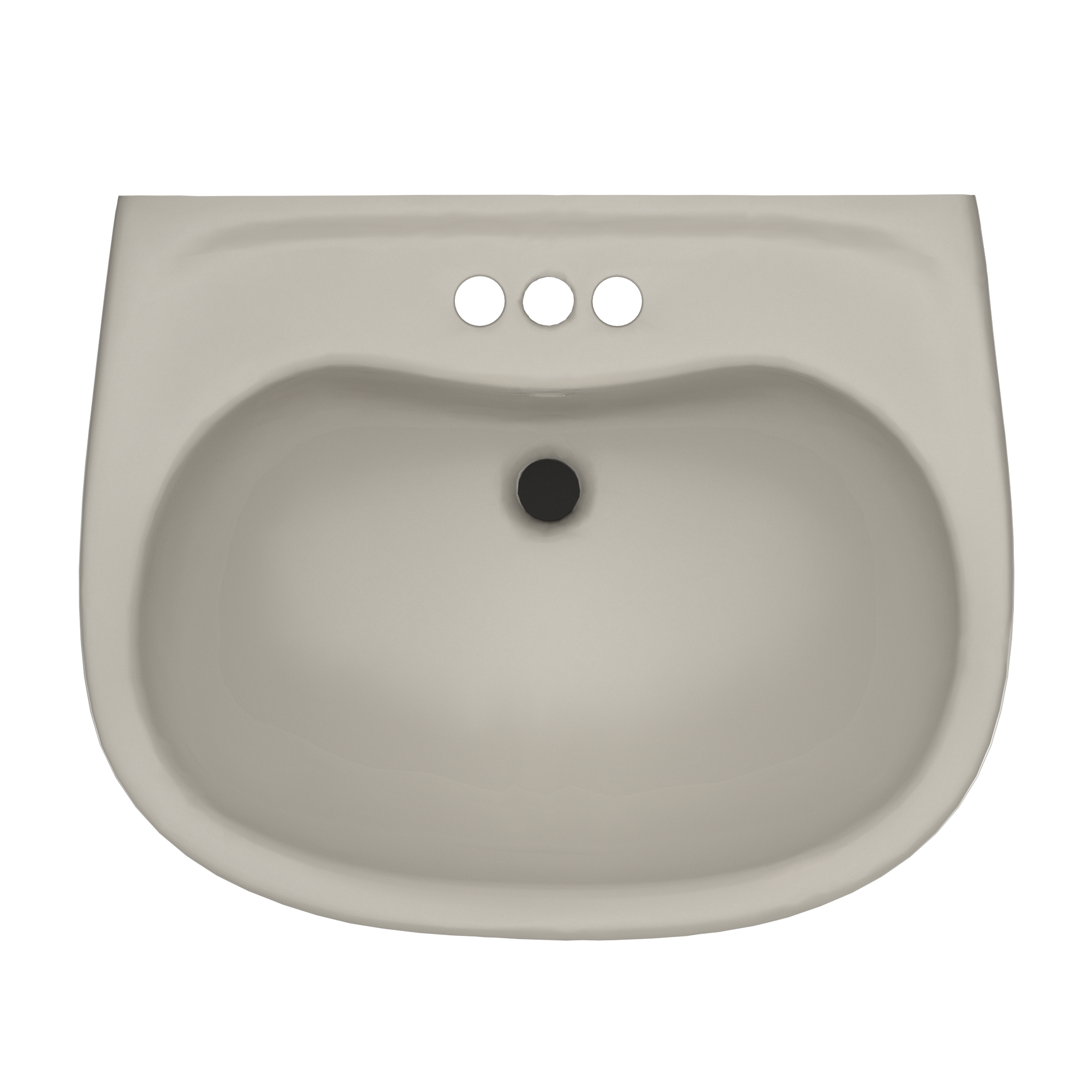 TOTO LPT241.4G#03 Supreme Oval Basin Pedestal Bathroom Sink With Cefiontect For 4 Inch Center Faucets - Bone