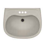 TOTO LHT242.4G#03 Prominence Oval Wall-Mount Bathroom Sink With Cefiontect And Shroud For 4 Inch Center Faucets - Bone