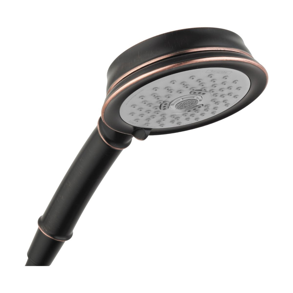 HANSGROHE 04753920 Croma 100 Classic Handshower 3-Jet, 1.8 GPM - Rubbed Bronze