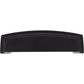 JEFFREY ALEXANDER 141-96MB Renzo 96 mm Center-to-Center Cup/Bin Pull - Matte Black