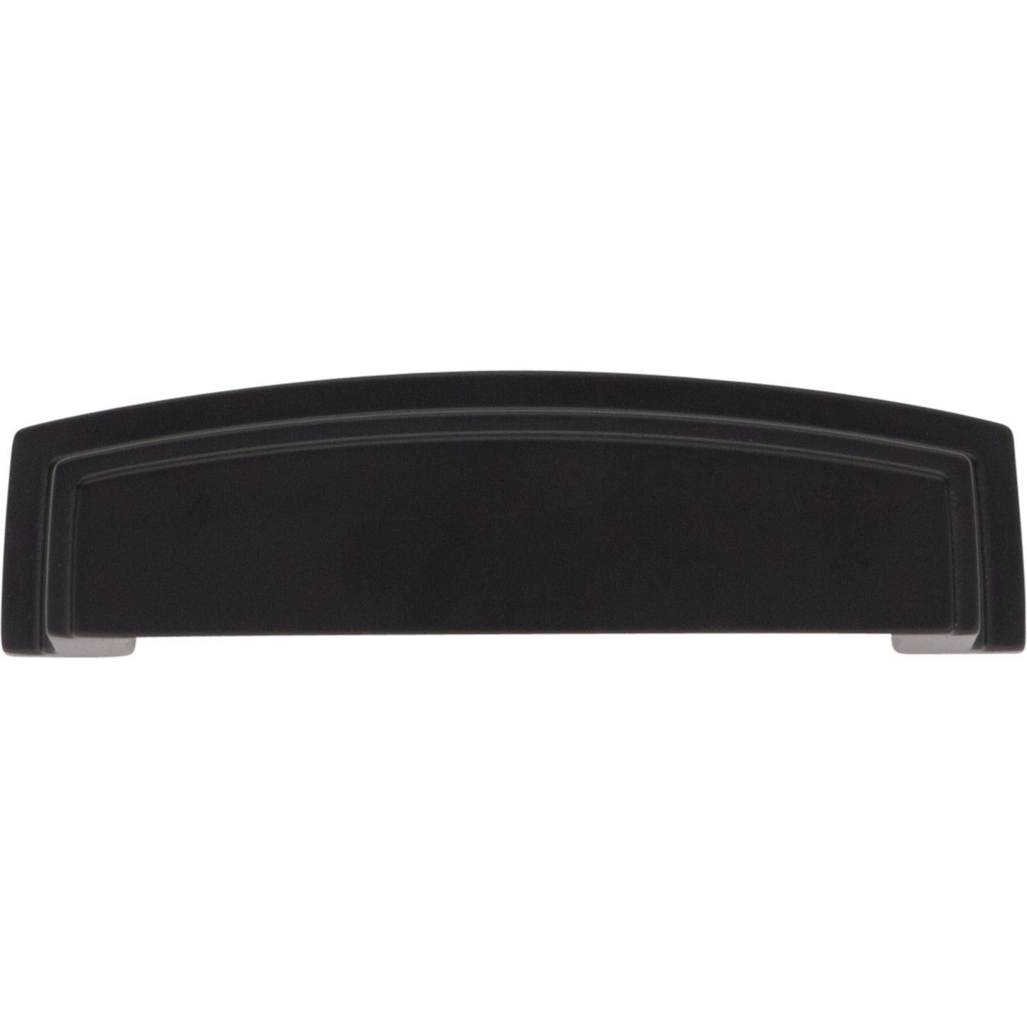 JEFFREY ALEXANDER 141-96MB Renzo 96 mm Center-to-Center Cup/Bin Pull - Matte Black