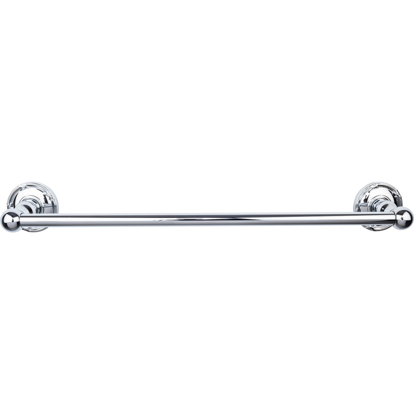 TOP KNOBS ED6PCE TOP BATH (R) Edwardian Bath Single 20 1/2" Wall Mounted Towel Bar - Polished Chrome