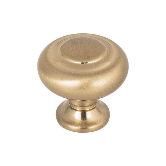 TOP KNOBS TK1000HB Kent 1-1/4" Diameter Mushroom Knob - Honey Bronze