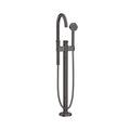 AXOR 48441341 ONE Freestanding Tub Filler Trim with 1.75 GPM Handshower - Brushed Black Chrome