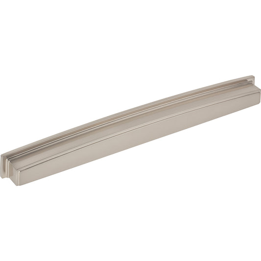 JEFFREY ALEXANDER 141-305SN Renzo 305 mm Center-to-Center Cup/Bin Pull - Satin Nickel