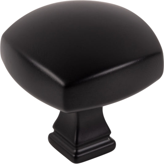 JEFFREY ALEXANDER 278L-MB Audrey 1-3/8" Diameter Square Knob - Matte Black