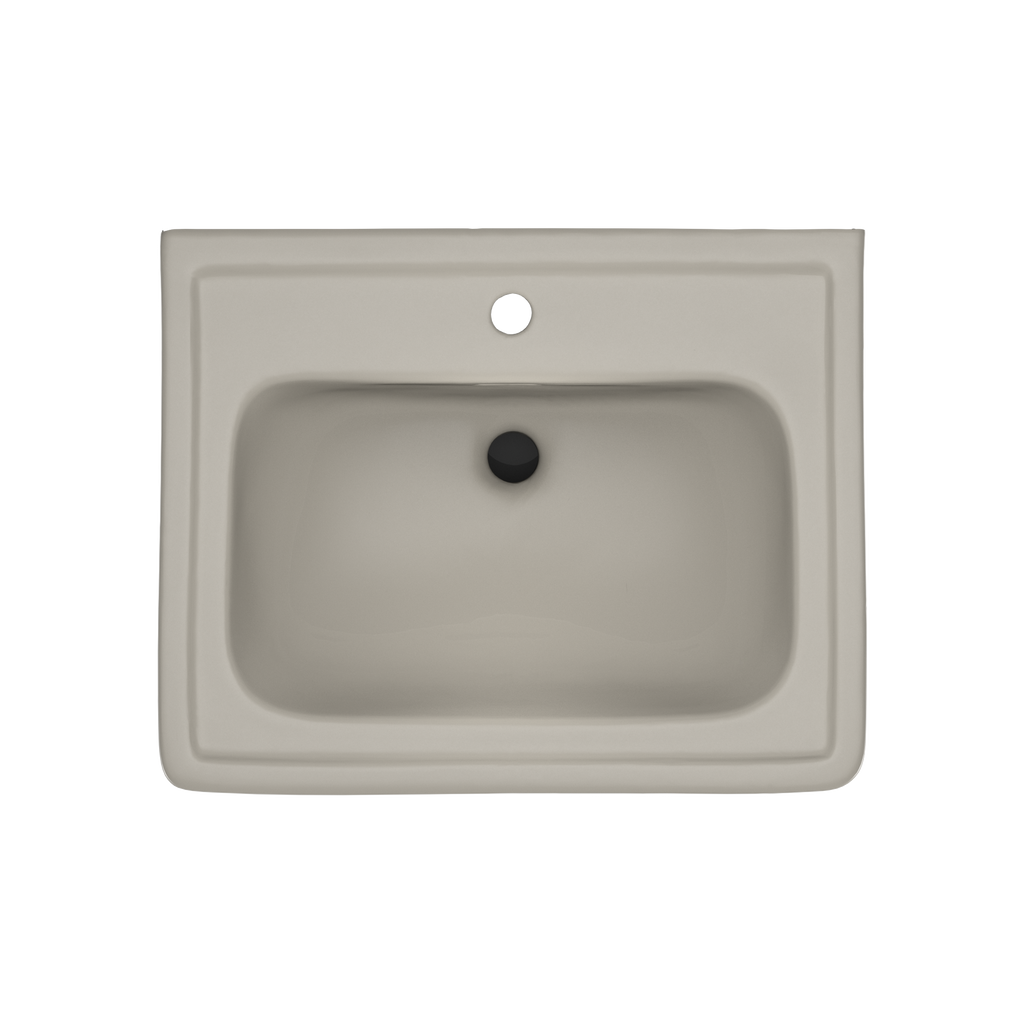 TOTO LPT532N#03 Promenade 24" X 19-1/4" Rectangular Pedestal Bathroom Sink For Single Hole Faucets - Bone