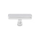 TOP KNOBS TK852PC Kingsbridge 2 3/8" Length Rectangle Knob - Polished Chrome