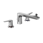 TOTO TBG03202U#CP Gs Four-Hole Deck-Mount Roman Tub Filler Trim With Handshower - Polished Chrome