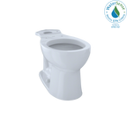TOTO C243EF#01 Entrada Universal Height Round Toilet Bowl - Cotton White