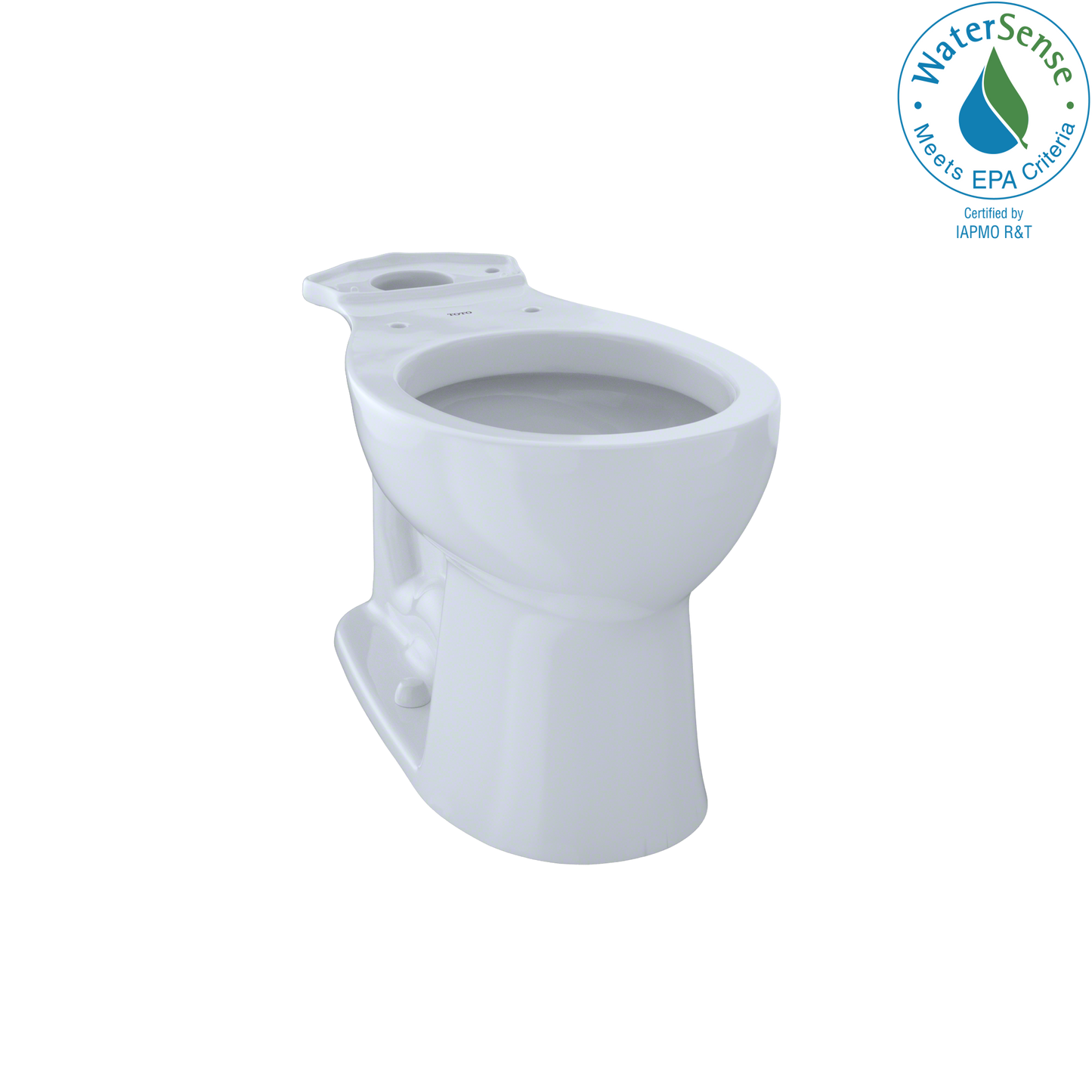 TOTO C243EF#01 Entrada Universal Height Round Toilet Bowl - Cotton White
