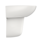 TOTO LHT241.4G#11 Supreme Oval Wall-Mount Bathroom Sink With Cefiontect And Shroud For 4 Inch Center Faucets - Colonial White